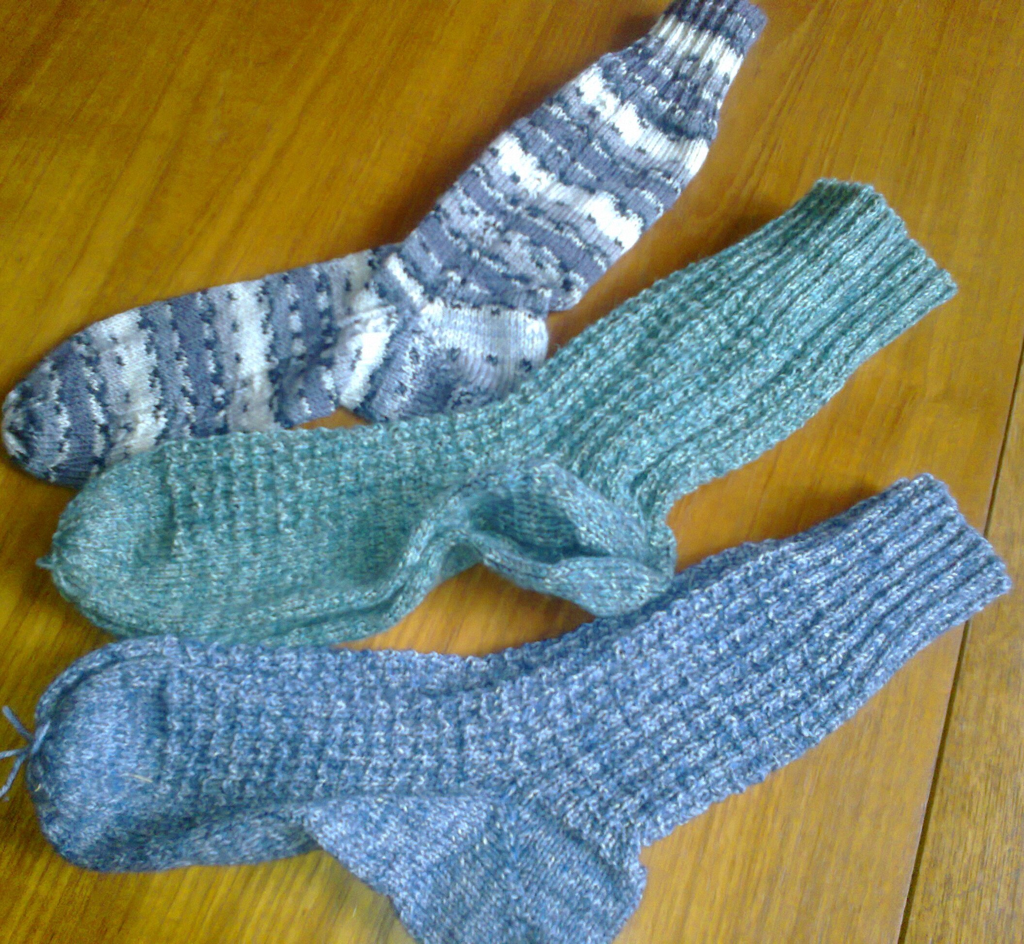 Socken handgestrickt, diverse Farben, AKTION 10%