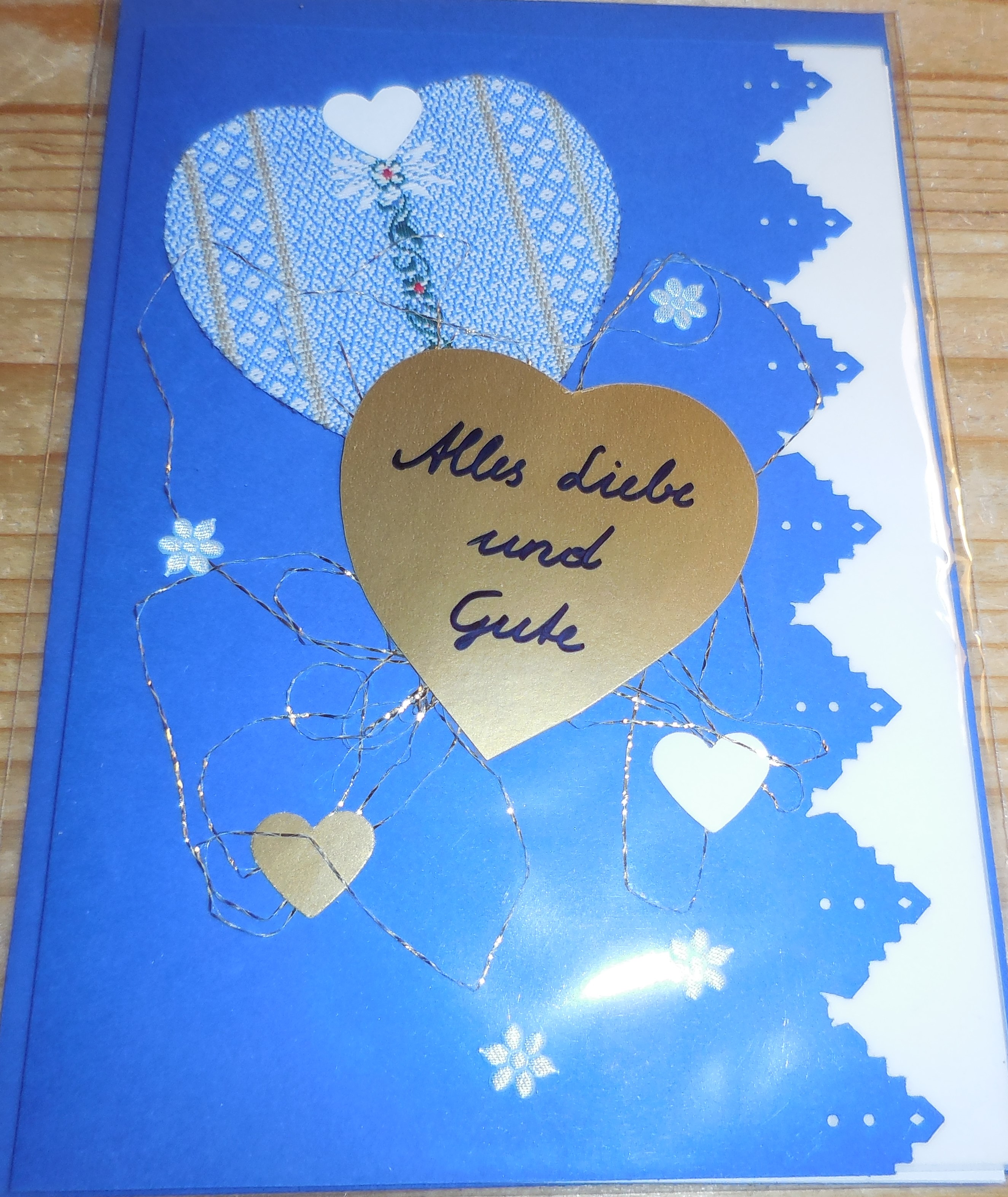 Karte: Zum Geburtstag / Alles Liebe & Gute