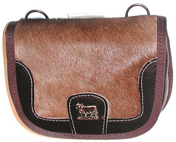 Tasche Leder / Brown Swiss klein, AUSVERKAUF / Rest 