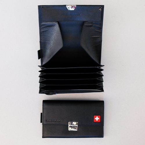 Service Portemonnaie mit Halfter rot & schwarz