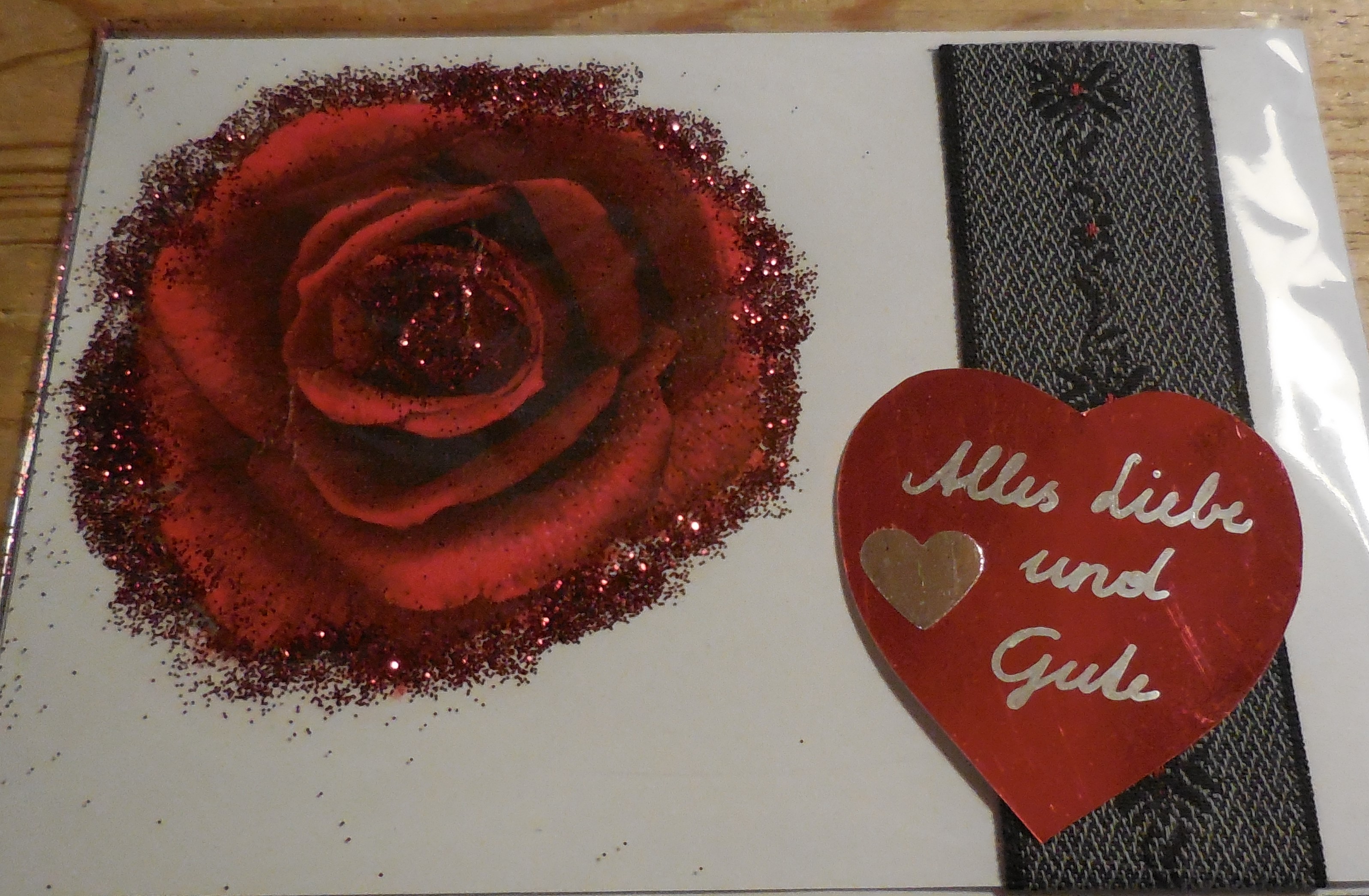 Karte: Zum Geburtstag / Alles Liebe & Gute
