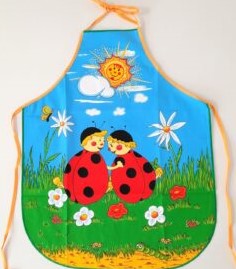 Kinder-Kochschürze 'Rosa Elefant' – 100% Baumwolle, Verstellbar, Für Backen & Basteln