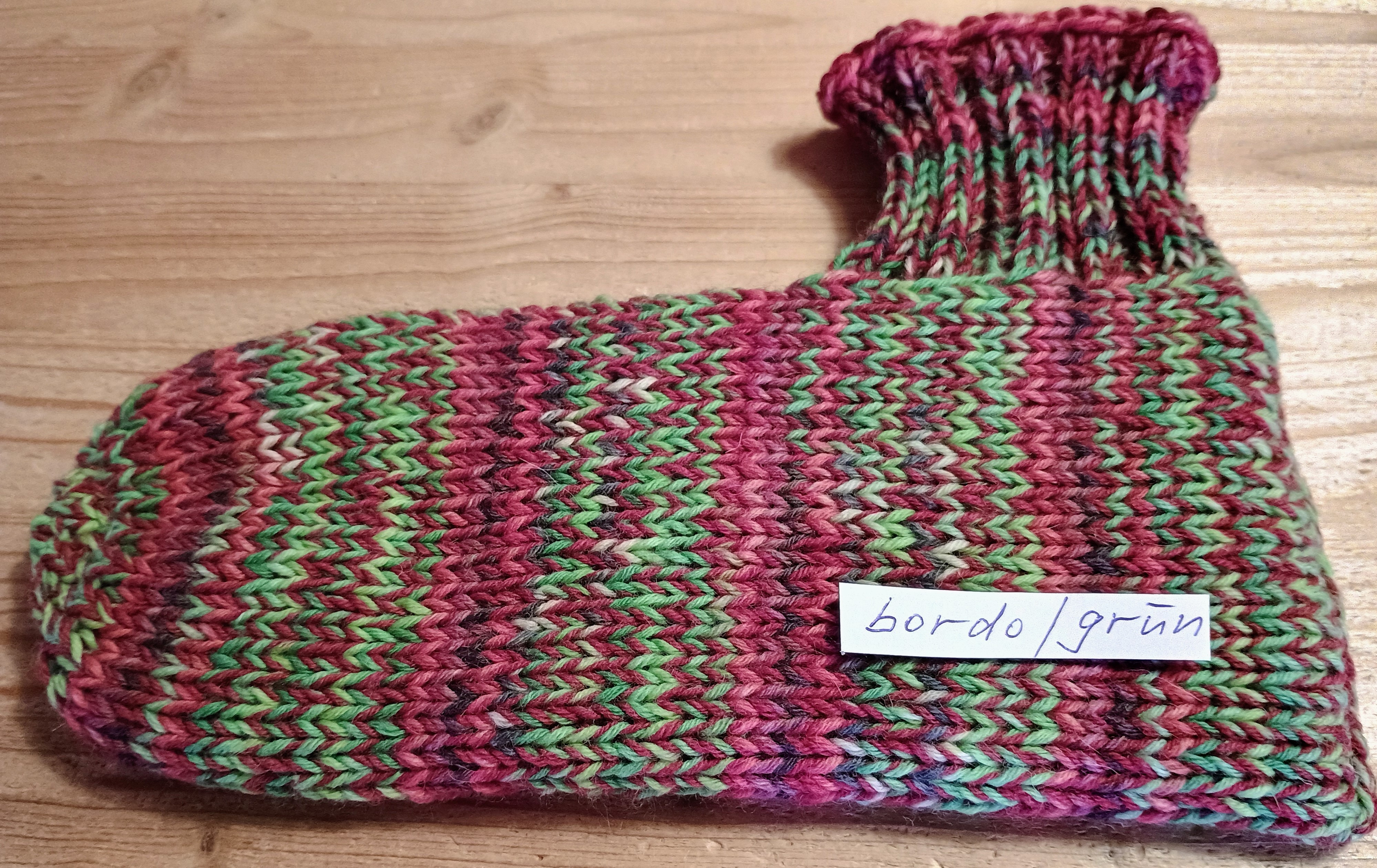 Bettsocken Spezial, doppelt, handgestrickt CH-mega warm!