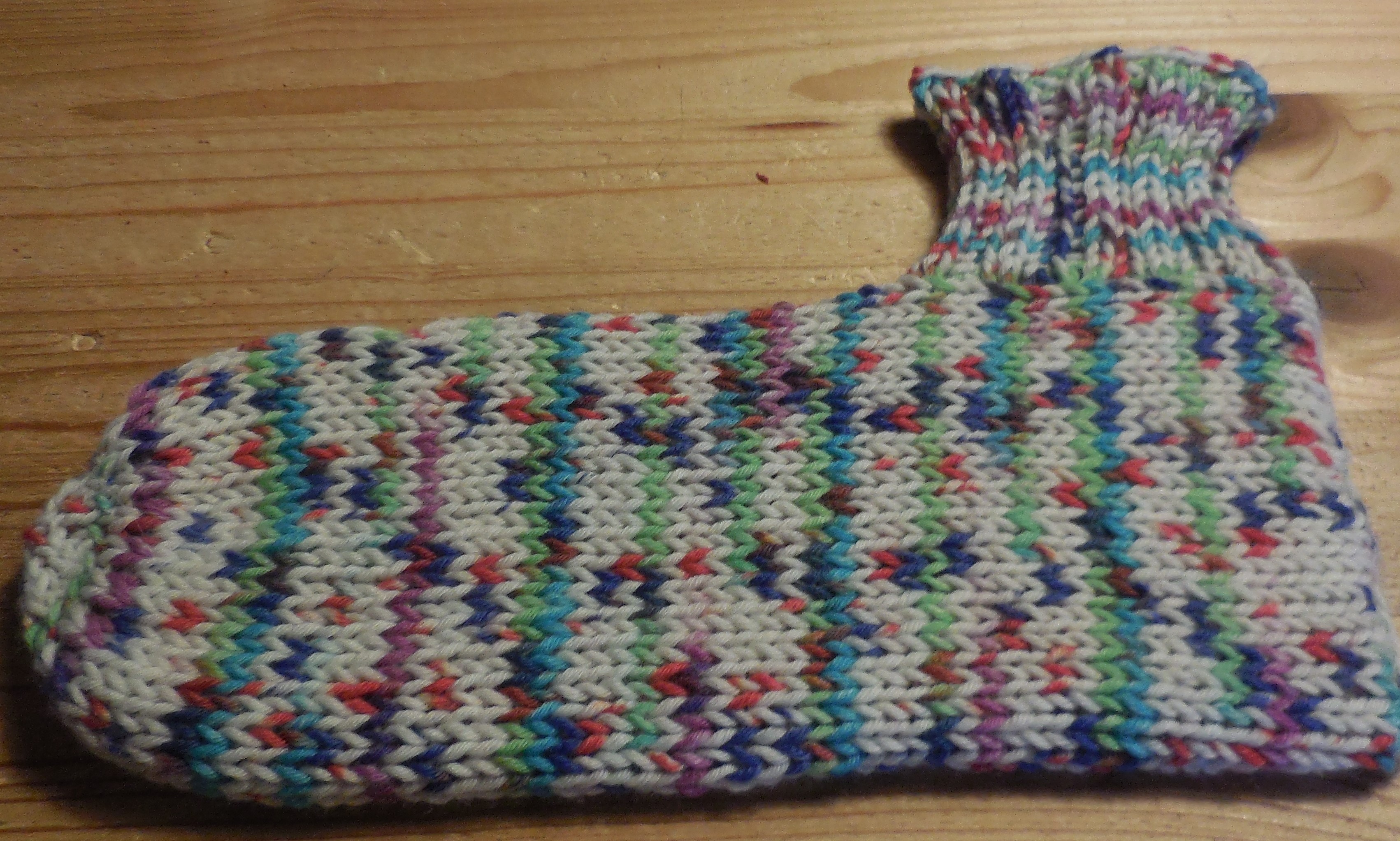 Bettsocken handgestrickt , original Tösstal-Design CH