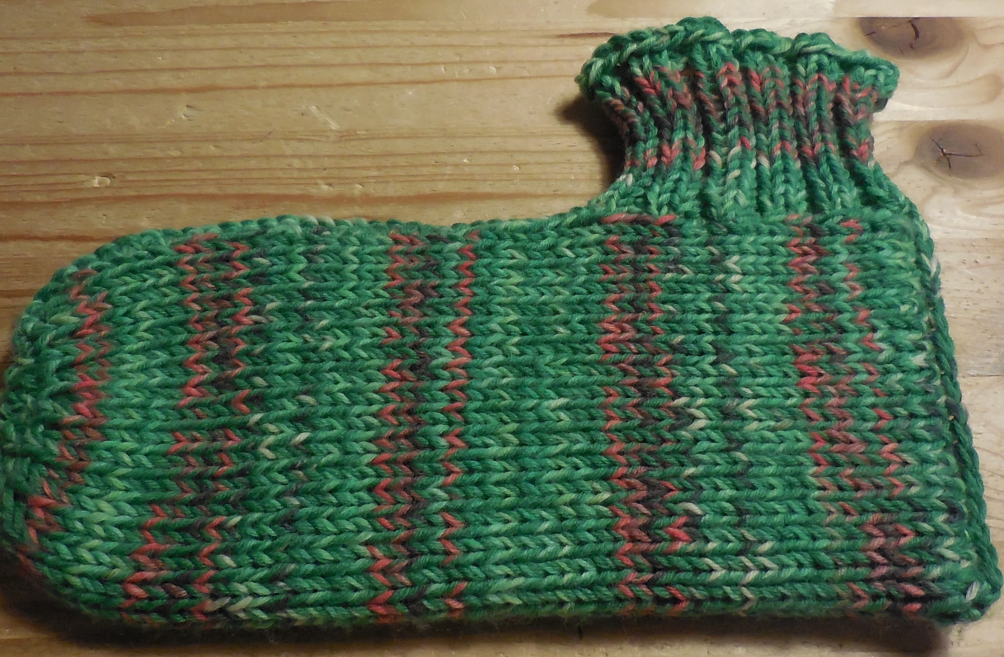 Bettsocken Spezial, doppelt, handgestrickt CH-mega warm!