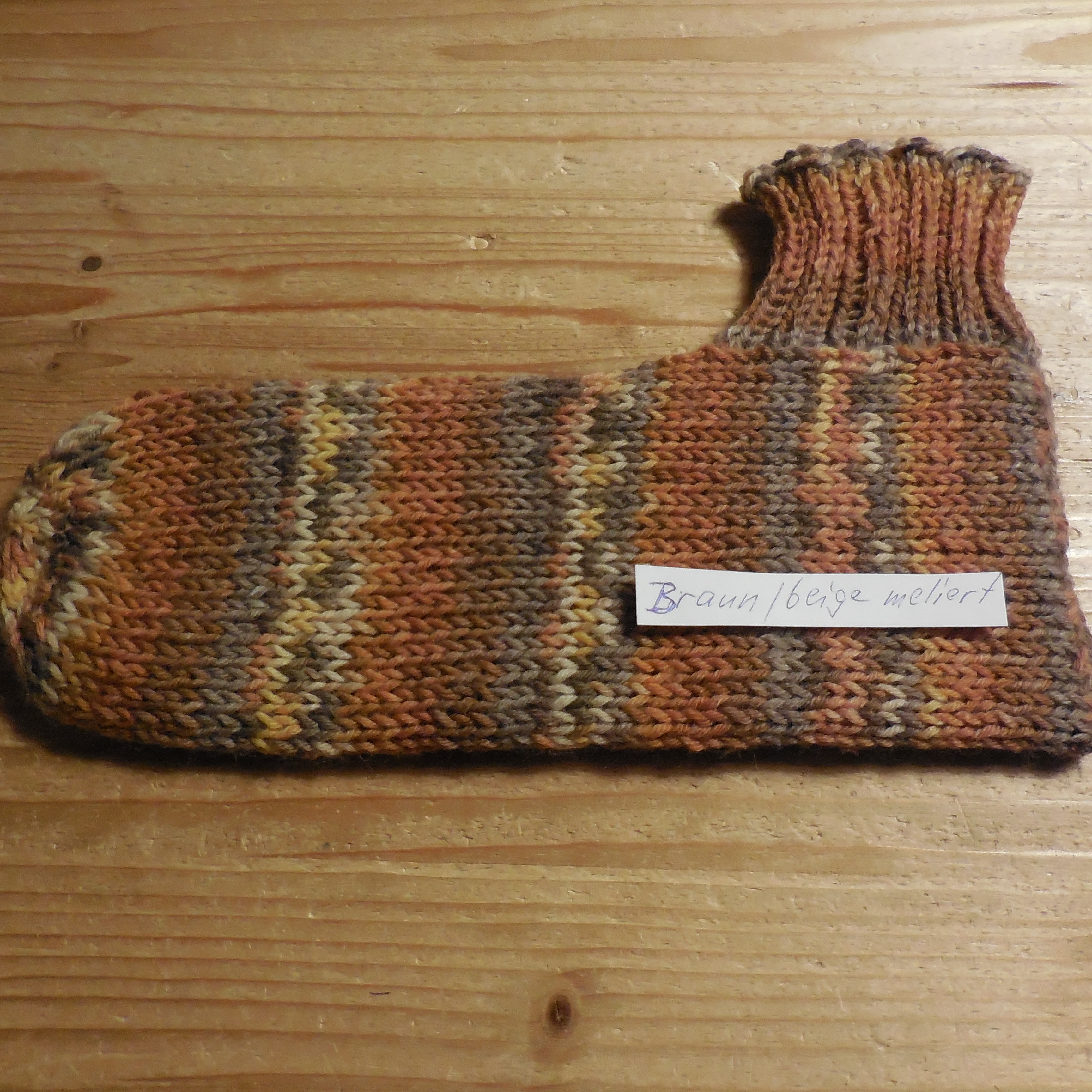 Bettsocken handgestrickt , original Tösstal-Design CH