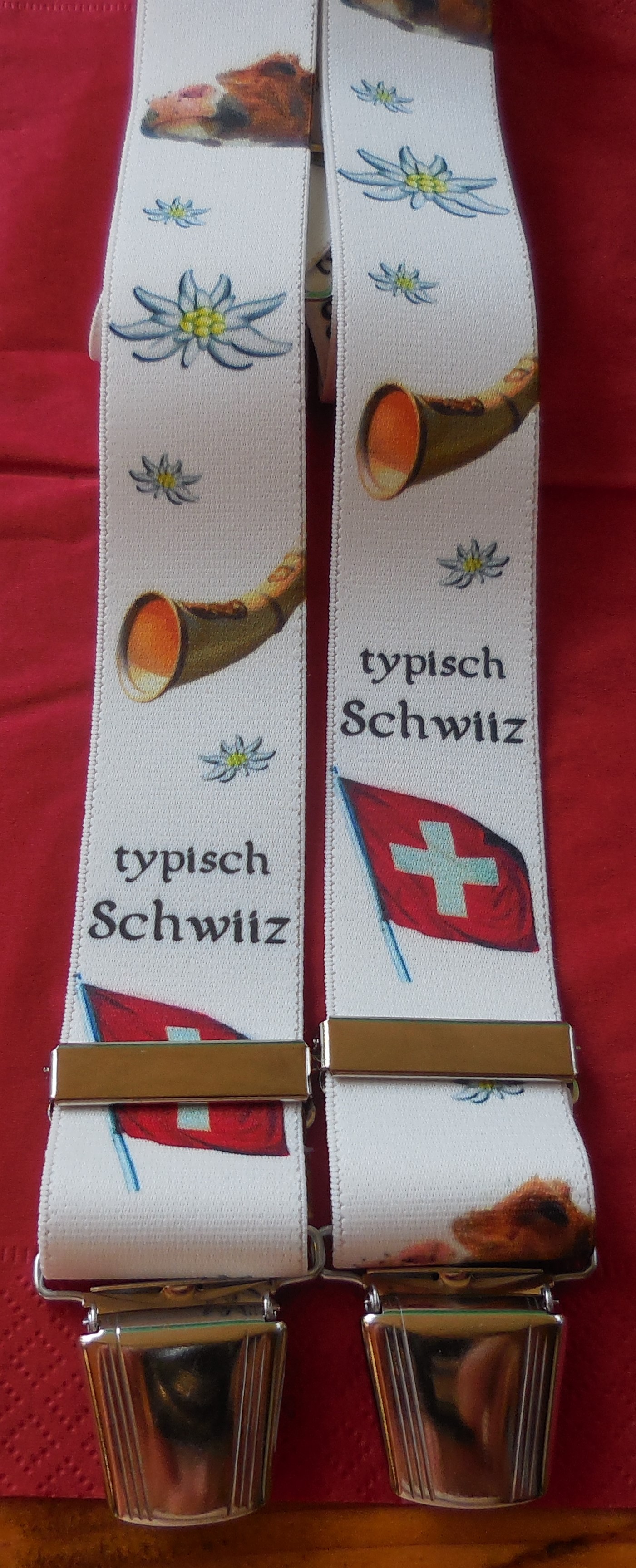 Hosenträger "Typisch Schwiiz", CH Produktion