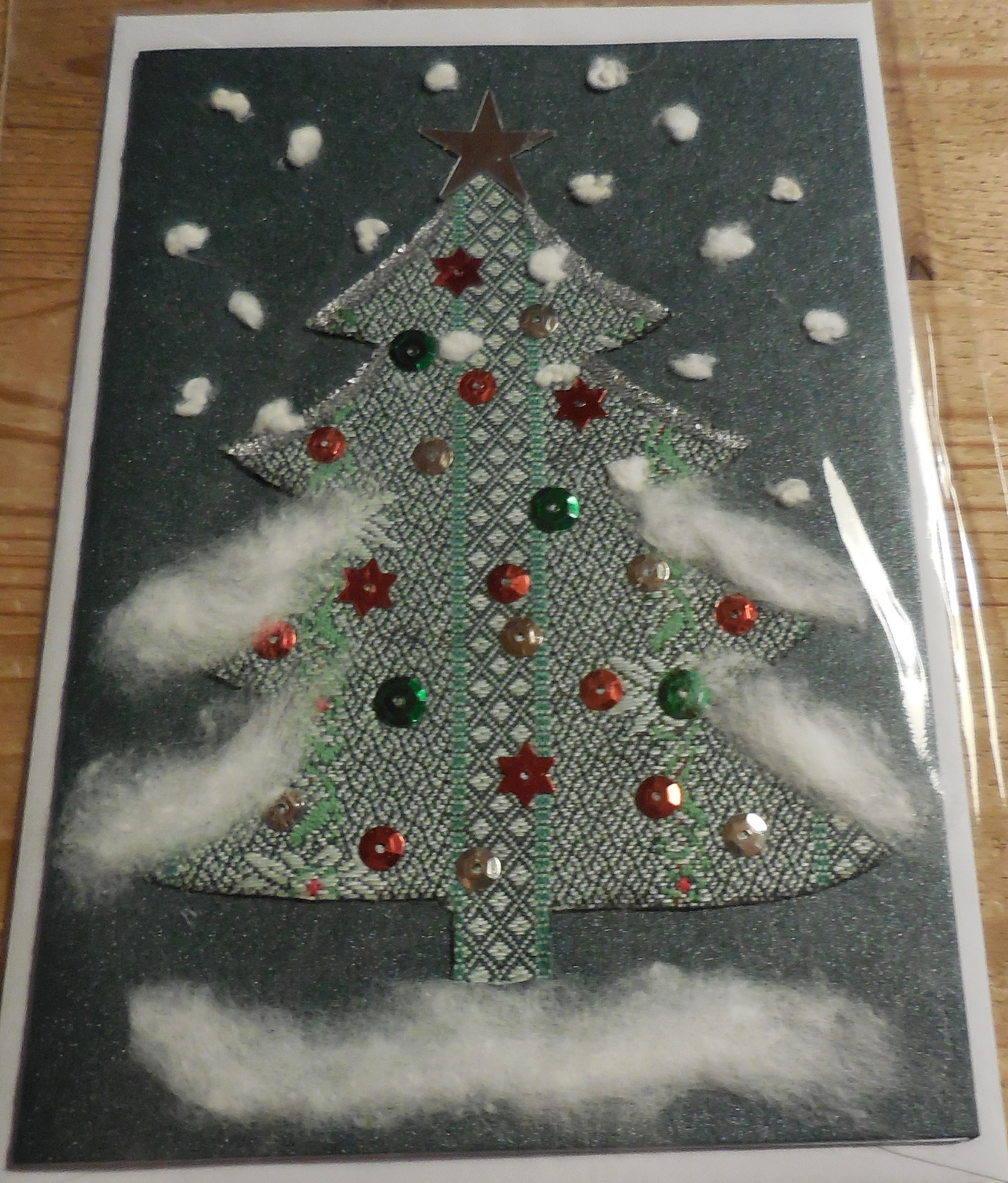 Karten: Frohe Weihnachten, Handarbeit