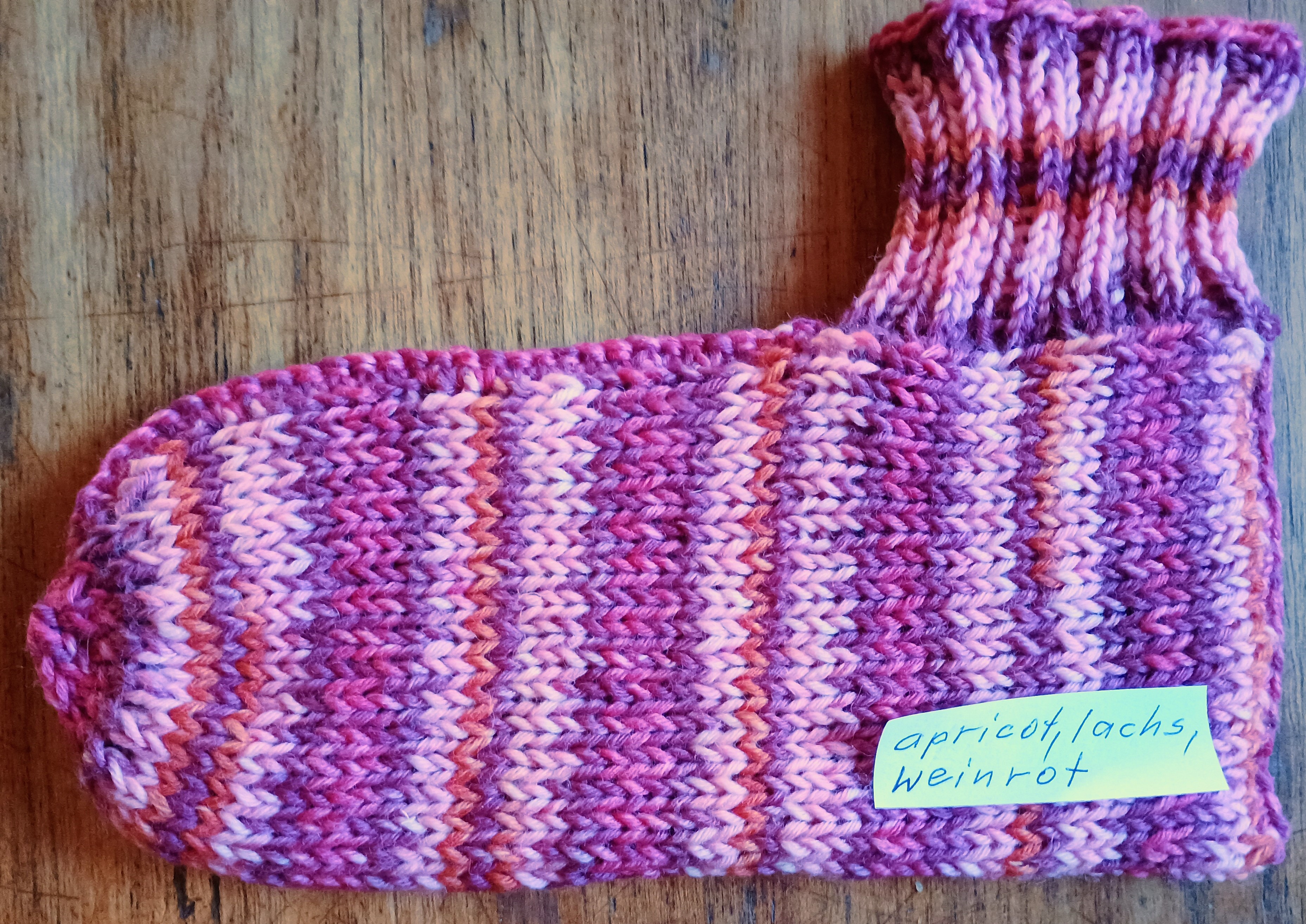 Bettsocken handgestrickt , original Tösstal-Design CH