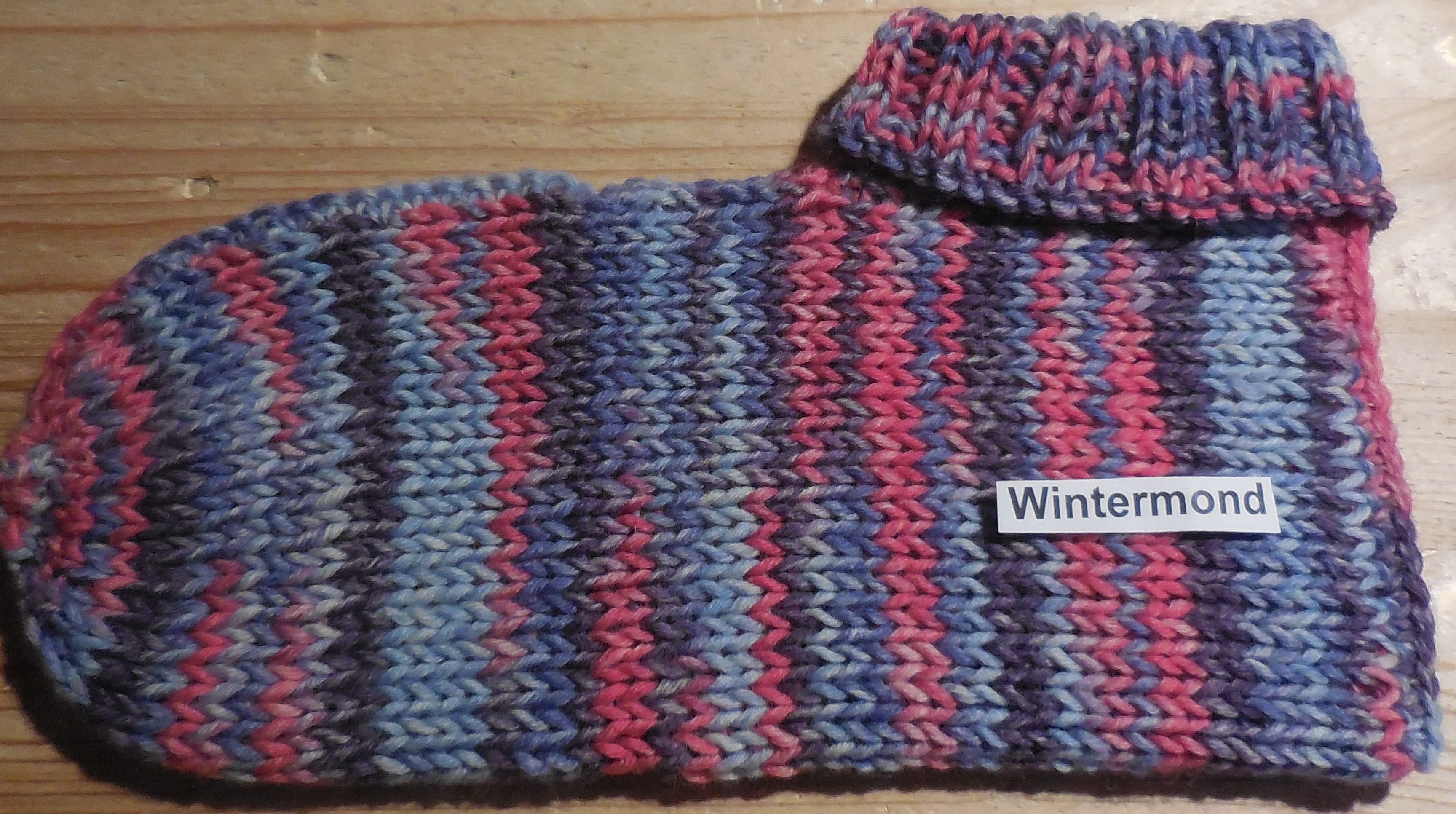 Bettsocken handgestrickt , original Tösstal-Design CH